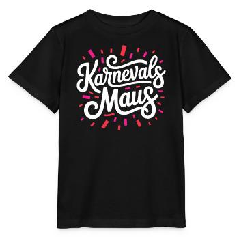 Souris de carnaval Souris de Cologne Souris de carnaval - T-shirt bio MINI CREATOR Stanley/Stella Enfant - noir - Devant - Mikhail (115cm)