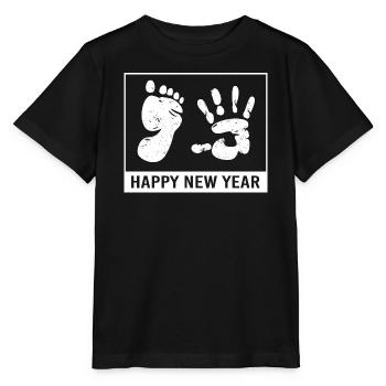 Gender Reveal New Year's Eve - Stanley/Stella MINI CREATOR Kids’ T-Shirt - black - Front - Mikhail (115cm)