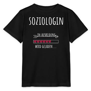 Sociology Student Profession Education Sociologist - Stanley/Stella MINI CREATOR Kids’ T-Shirt - black - Front - Mikhail (115cm)