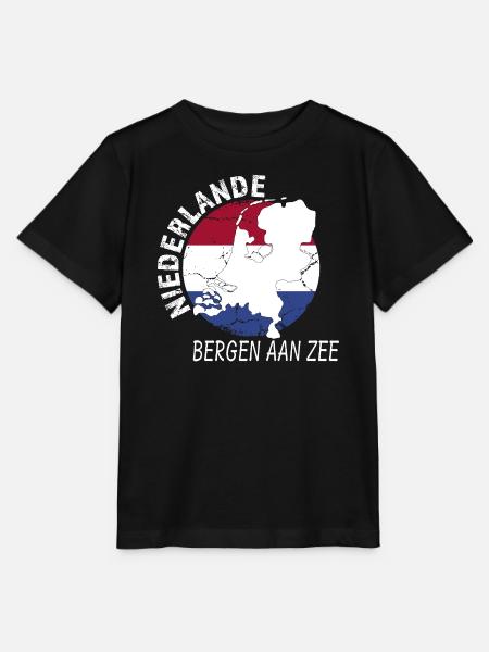 Bergen aan Zee - Stanley/Stella Kinder T-Shirt MINI CREATOR - Schwarz
