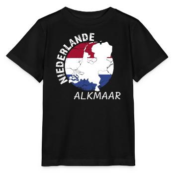 Alkmaar - Stanley/Stella Kinder T-Shirt MINI CREATOR  - Schwarz - Vorne - Mikhail (115cm)