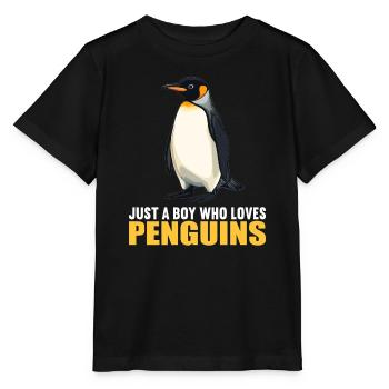 Pingouins Pingouin - T-shirt bio MINI CREATOR Stanley/Stella Enfant - noir - Devant - Mikhail (115cm)