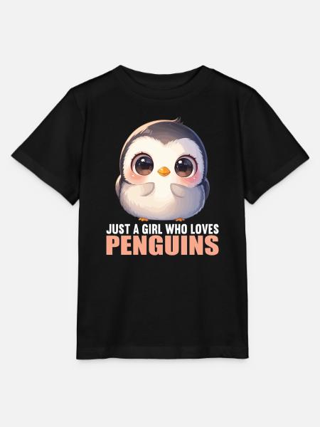Pinguine Pinguin - Stanley/Stella Kinder T-Shirt MINI CREATOR  - Schwarz