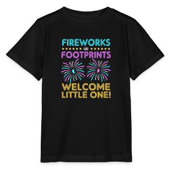 Gender Reveal New Year - Stanley/Stella MINI CREATOR Kids’ T-Shirt - black - Front - Mikhail (115cm)