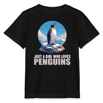 Pingouins Pingouin - T-shirt bio MINI CREATOR Stanley/Stella Enfant - noir - Devant - Mikhail (115cm)