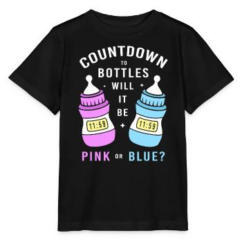 Gender Reveal New Year - Stanley/Stella MINI CREATOR Kids’ T-Shirt - black - Front - Mikhail (115cm)