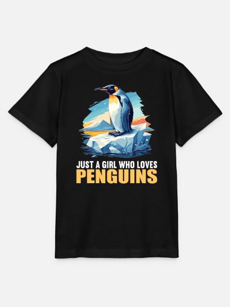 Pinguine Pinguin - Stanley/Stella Kinder T-Shirt MINI CREATOR  - Schwarz