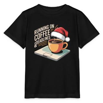 Humour de bureau de Noël - T-shirt bio MINI CREATOR Stanley/Stella Enfant - noir - Devant - Mikhail (115cm)