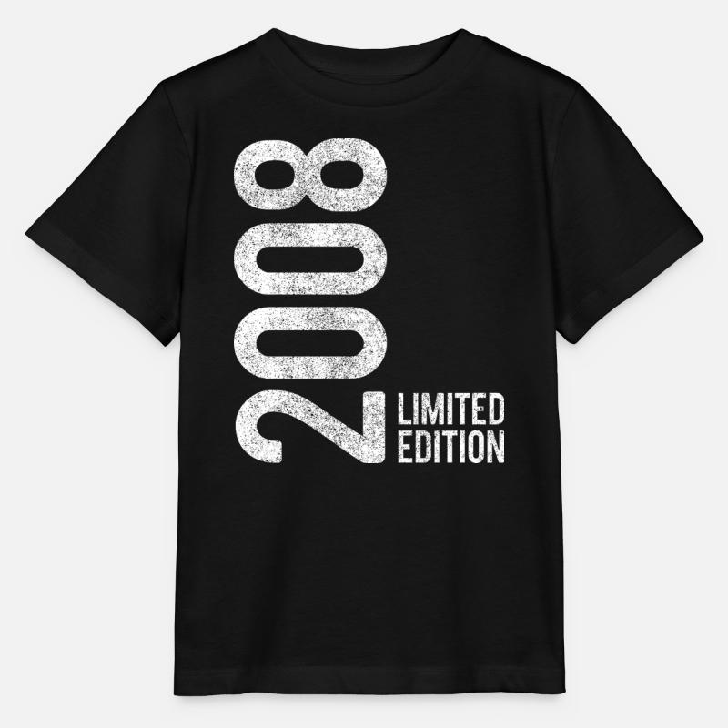 17e anniversaire 2008 Édition limitée Jeunes filles - T-shirt bio MINI CREATOR Stanley/Stella Enfant - noir