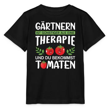 Garden Gardener Gardening Gardening Gardening Gardening - Stanley/Stella MINI CREATOR Kids’ T-Shirt - black - Front - Mikhail (115cm)