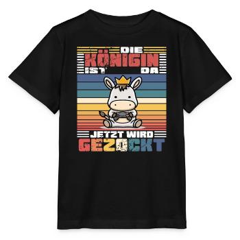 Gamen Women - Stanley/Stella MINI CREATOR Kids’ T-Shirt - black - Front - Mikhail (115cm)