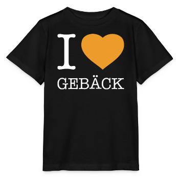 I love Gebäck - Stanley/Stella Kinder T-Shirt MINI CREATOR  - Schwarz - Vorne - Mikhail (115cm)