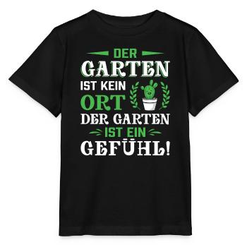 Garden Gardener Gardening Gardening Gardening Gardening - Stanley/Stella MINI CREATOR Kids’ T-Shirt - black - Front - Mikhail (115cm)