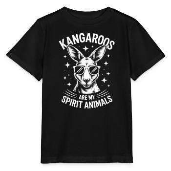 Kangaroo Spruch Kangaroo Lustige Kangaroo Geschenk - Stanley/Stella Kinder T-Shirt MINI CREATOR  - Schwarz - Vorne - Mikhail (115cm)