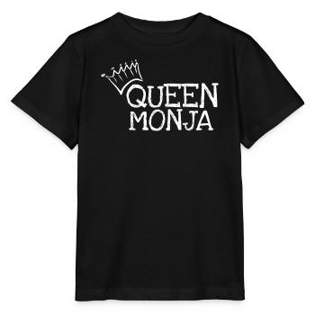 Vorname Monja - Stanley/Stella Kinder T-Shirt MINI CREATOR  - Schwarz - Vorne - Mikhail (115cm)