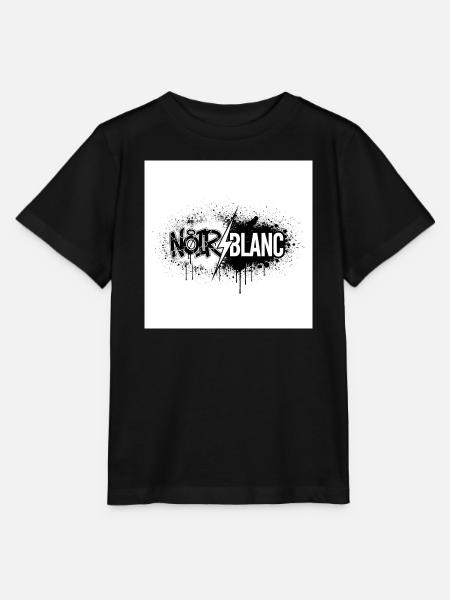 Nordweißer Graffiti-Blitz - Stanley/Stella Kinder T-Shirt MINI CREATOR  - Schwarz