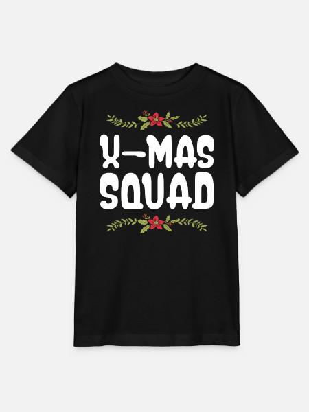 X-Mas Squad - Stanley/Stella Kinder T-Shirt MINI CREATOR - Schwarz