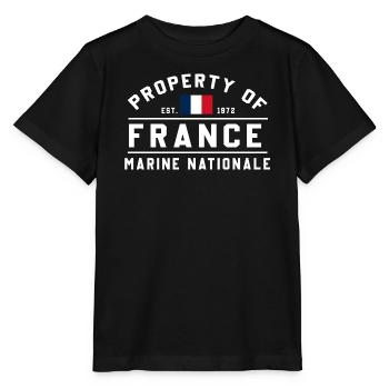 French Navy Ownership - Stanley/Stella MINI CREATOR Kids’ T-Shirt - black - Front - Mikhail (115cm)