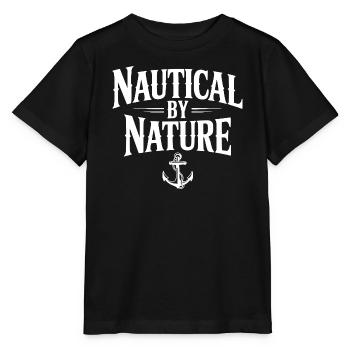 Nautical by Nature - Stanley/Stella MINI CREATOR Kids’ T-Shirt - black - Front - Mikhail (115cm)