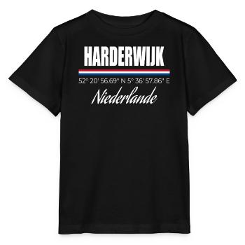 Harderwijk - Stanley/Stella Kinder T-Shirt MINI CREATOR  - Schwarz - Vorne - Mikhail (115cm)