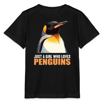 Pingouins Pingouin - T-shirt bio MINI CREATOR Stanley/Stella Enfant - noir - Devant - Mikhail (115cm)