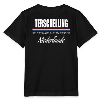 Terschelling - Stanley/Stella Kinder T-Shirt MINI CREATOR  - Schwarz - Vorne - Mikhail (115cm)