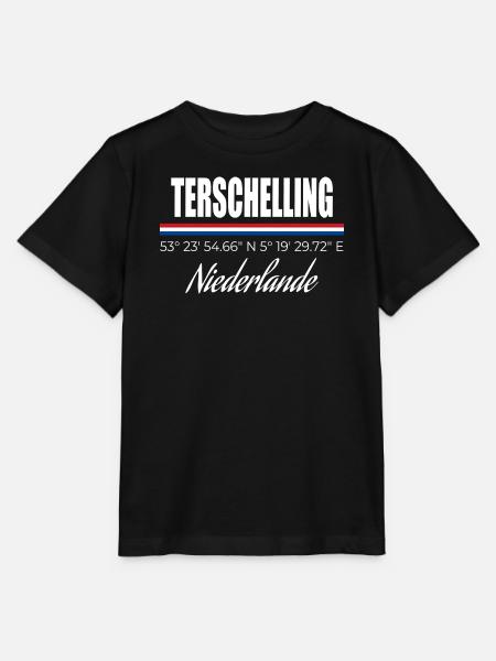 Terschelling - Stanley/Stella Kinder-T-shirt MINI CREATOR - zwart