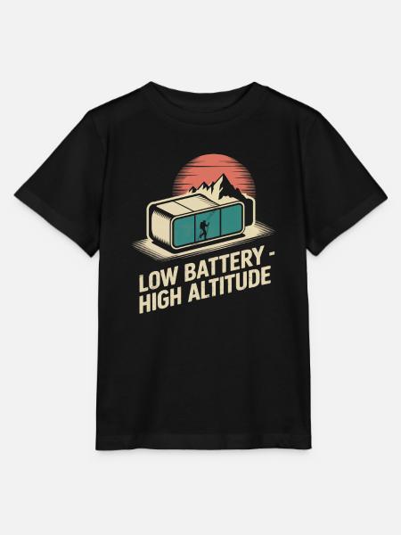 Hiking Humor - Stanley/Stella Kinder T-Shirt MINI CREATOR - Schwarz