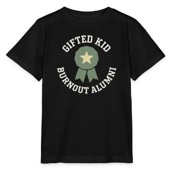 Hochbegabter Burnout-absolvent Mit Akademischem - Stanley/Stella Kinder T-Shirt MINI CREATOR  - Schwarz - Vorne - Mikhail (115cm)