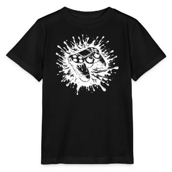 Guerre d’encre sur la manette Énergie sur Analog - T-shirt bio MINI CREATOR Stanley/Stella Enfant - noir - Devant - Mikhail (115cm)