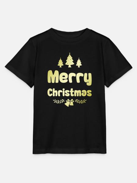 Frohe Weihnachten - Stanley/Stella Kinder T-Shirt MINI CREATOR  - Schwarz