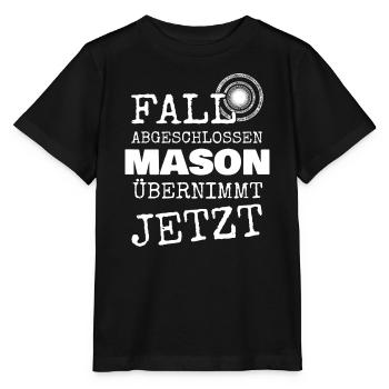 Mason - Stanley/Stella MINI CREATOR Kids’ T-Shirt - black - Front - Mikhail (115cm)
