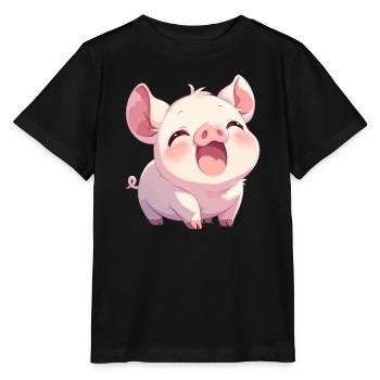Cochon Cochon - T-shirt bio MINI CREATOR Stanley/Stella Enfant - noir - Devant - Mikhail (115cm)