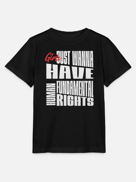 Fundamentale Frauenrechte Shirt - Stanley/Stella Kinder T-Shirt MINI CREATOR - Schwarz