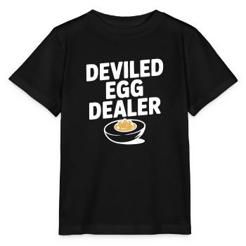 Teuflischer Eierhändler - Stanley/Stella Kinder T-Shirt MINI CREATOR  - Schwarz - Vorne - Mikhail (115cm)