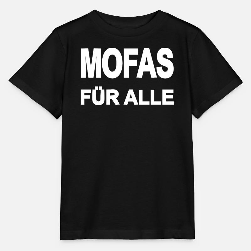 Moped - Stanley/Stella MINI CREATOR Kids’ T-Shirt - black