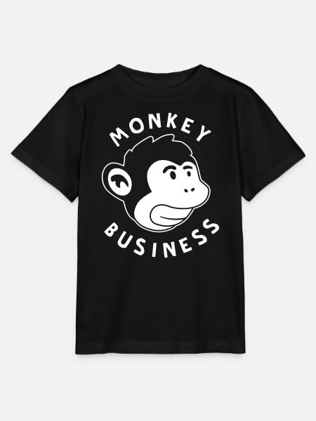 Monkey Business – Affenstarkes Graffiti Jungle - Stanley/Stella Kinder T-Shirt MINI CREATOR  - Schwarz