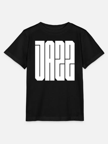 Jazzblock-Typografie - Stanley/Stella Kinder T-Shirt MINI CREATOR - Schwarz