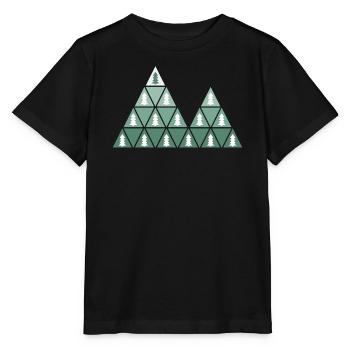 Tannen & Berge - Stanley/Stella Kinder T-Shirt MINI CREATOR  - Schwarz - Vorne - Mikhail (115cm)