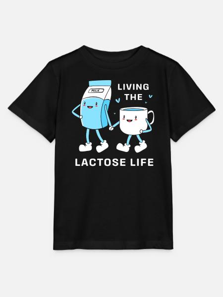 Milch Laktose Blähungen - Stanley/Stella Kinder T-Shirt MINI CREATOR - Schwarz