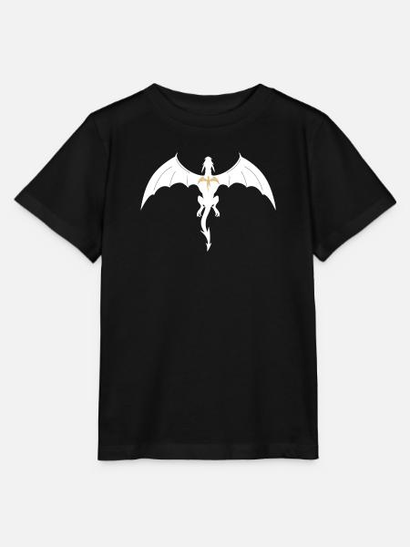 Vierter Flügeldrache - Stanley/Stella Kinder T-Shirt MINI CREATOR - Schwarz