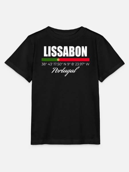 Lissabon - Stanley/Stella Kinder T-Shirt MINI CREATOR  - Schwarz