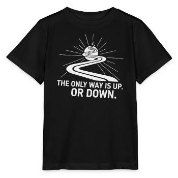 Upward Path: The Only Way - Stanley/Stella MINI CREATOR Kids’ T-Shirt - black - Front - Mikhail (115cm)