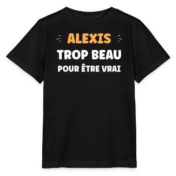 Alexis Trop Beau Pour Être Vrai - T-shirt bio MINI CREATOR Stanley/Stella Enfant - noir - Devant - Mikhail (115cm)