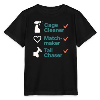 Adoptionstag-haustierrettungs-tierheim - Stanley/Stella Kinder T-Shirt MINI CREATOR  - Schwarz - Vorne - Mikhail (115cm)
