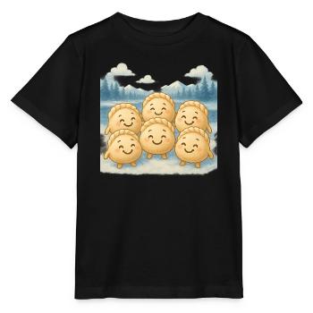 Pelmeni Further North - Stanley/Stella MINI CREATOR Kids’ T-Shirt - black - Front - Mikhail (115cm)