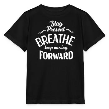 Reste Présent et Avance - T-shirt bio MINI CREATOR Stanley/Stella Enfant - noir - Devant - Mikhail (115cm)