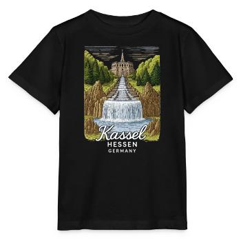Kassel - Stanley/Stella Kinder T-Shirt MINI CREATOR  - Schwarz - Vorne - Mikhail (115cm)