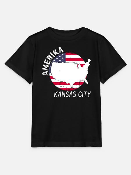 Kansas City - Stanley/Stella Kinder T-Shirt MINI CREATOR - Schwarz