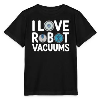 J’adore les aspirateurs robots aspirateurs robots - T-shirt bio MINI CREATOR Stanley/Stella Enfant - noir - Devant - Mikhail (115cm)